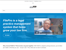 Tablet Screenshot of filepro.com.au
